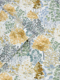 Laura Ashley wallpaper sample Ochre Yellow Bernwood A4, imported from the UK