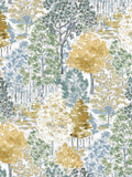 Laura Ashley wallpaper sample Ochre Yellow Bernwood A4, imported from the UK