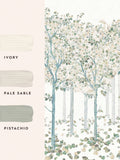 Laura Ashley Natural Ashurst A4 wallpaper sample - British product