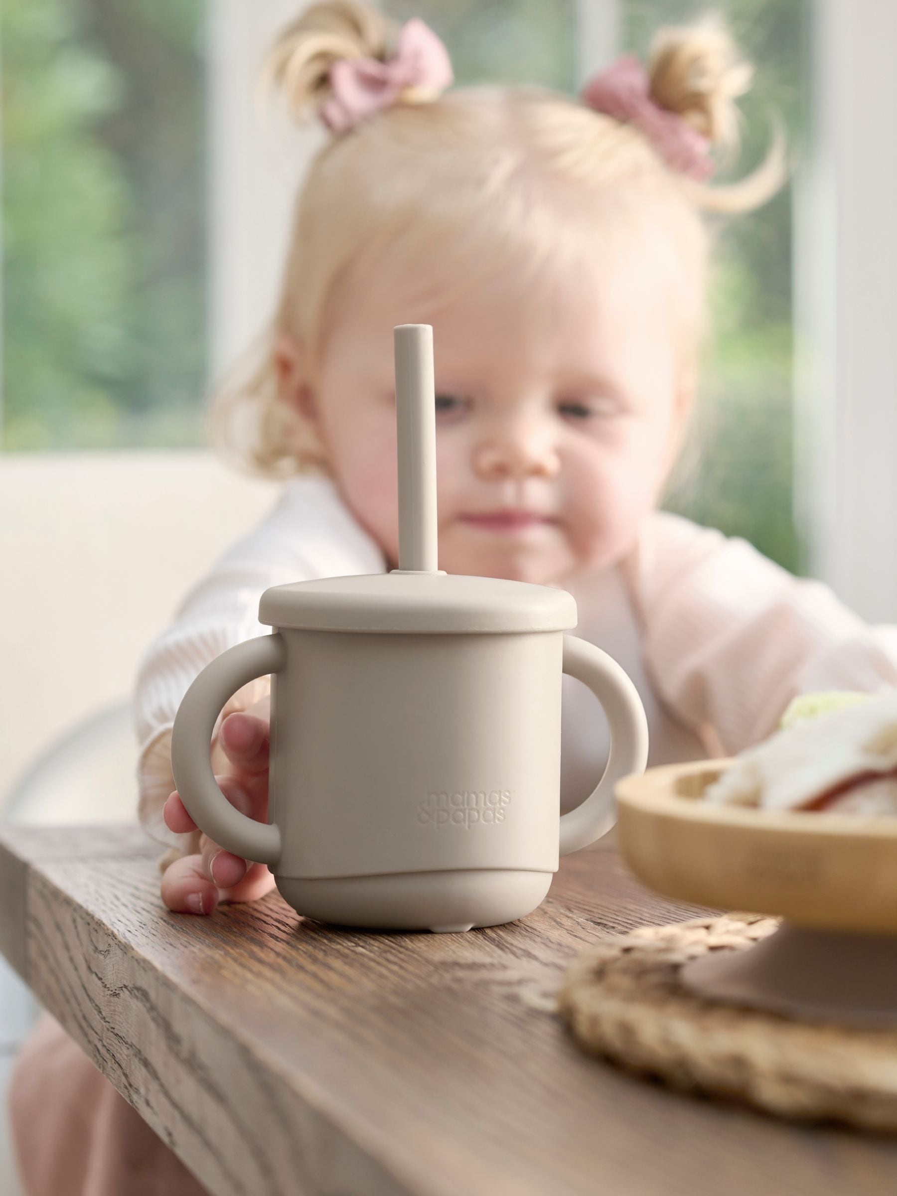 Mamas & Papas Melba silicone sippy cup (British brand)