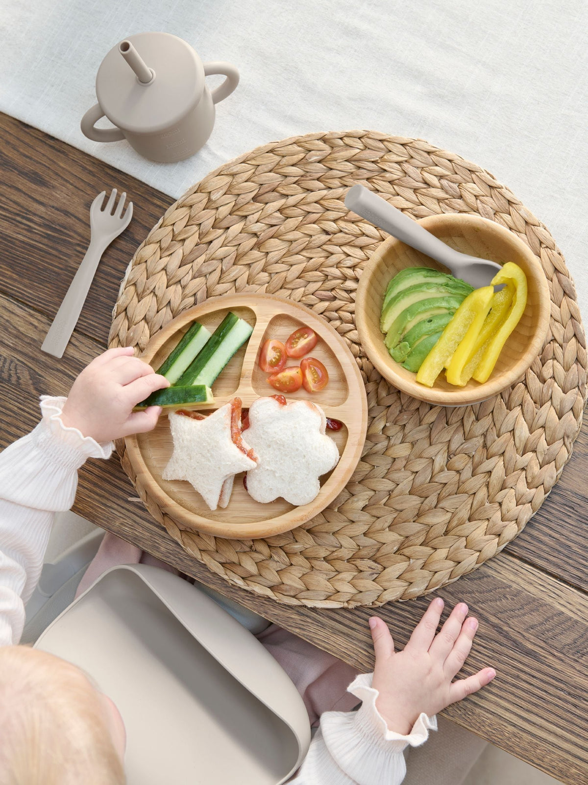 Mamas & Papas Truffle weaning starter kit 4-piece (British brand)