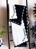 Rockett St George Black/White Slogan Towel