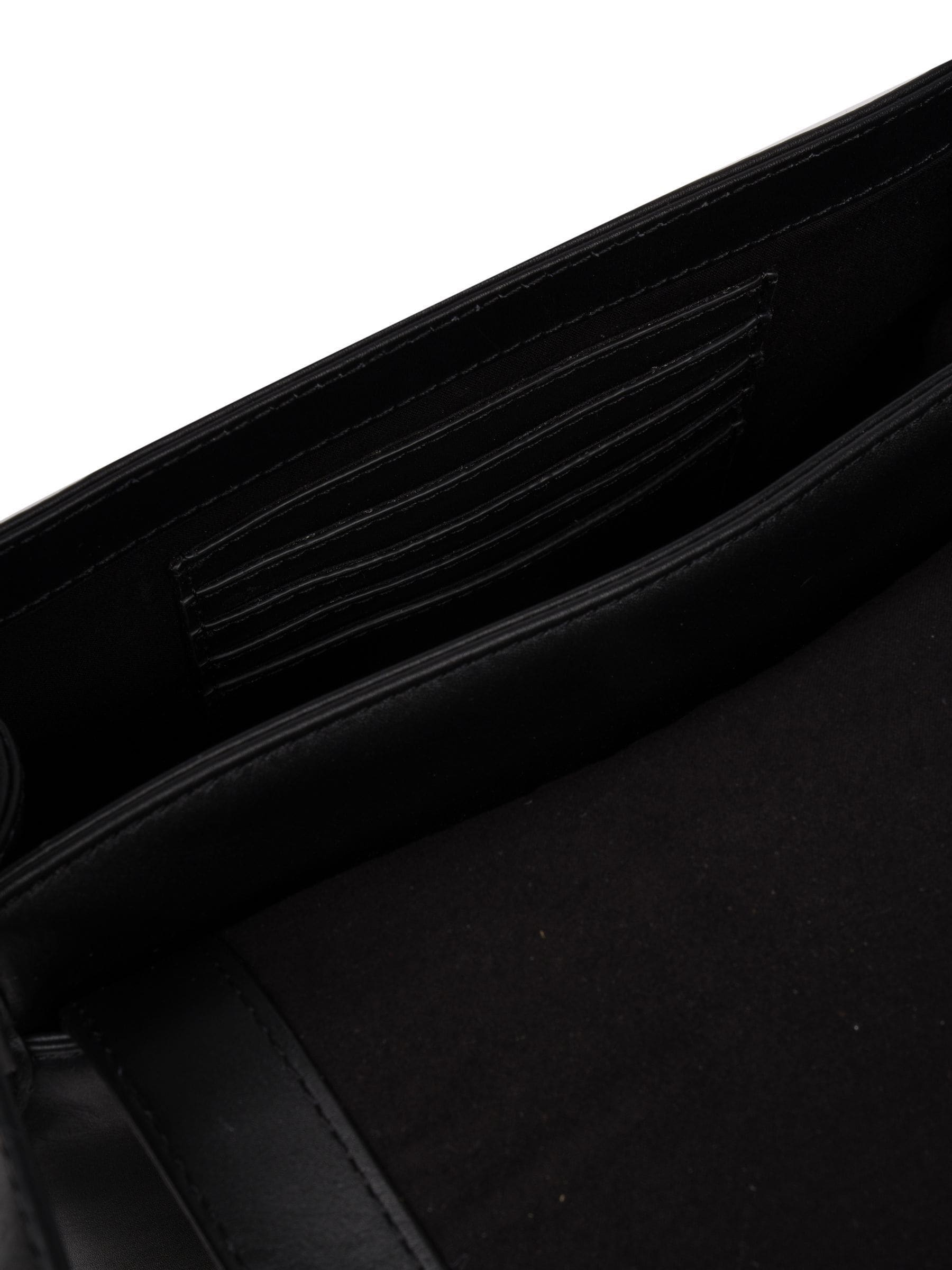 Pure Luxuries London black Cassie leather crossbody bag (British brand)
