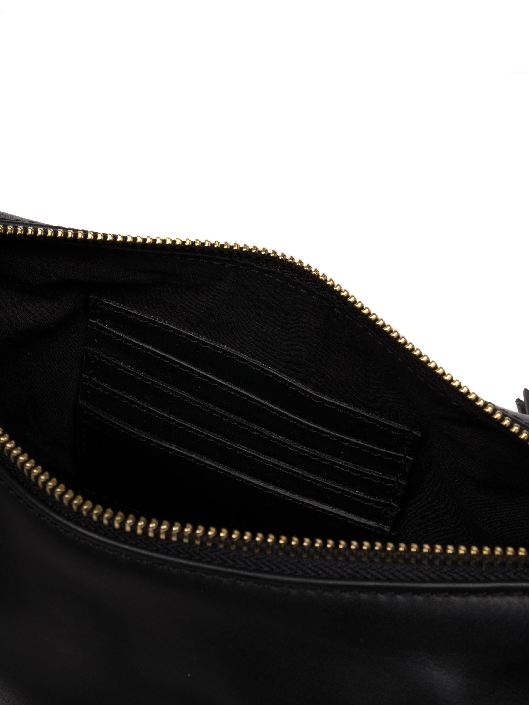 Pure Luxuries London black Leonora leather crossbody bag (British brand)