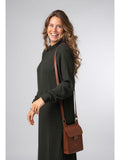Pure Luxuries London Black Erma Leather Cross-Body Bag
