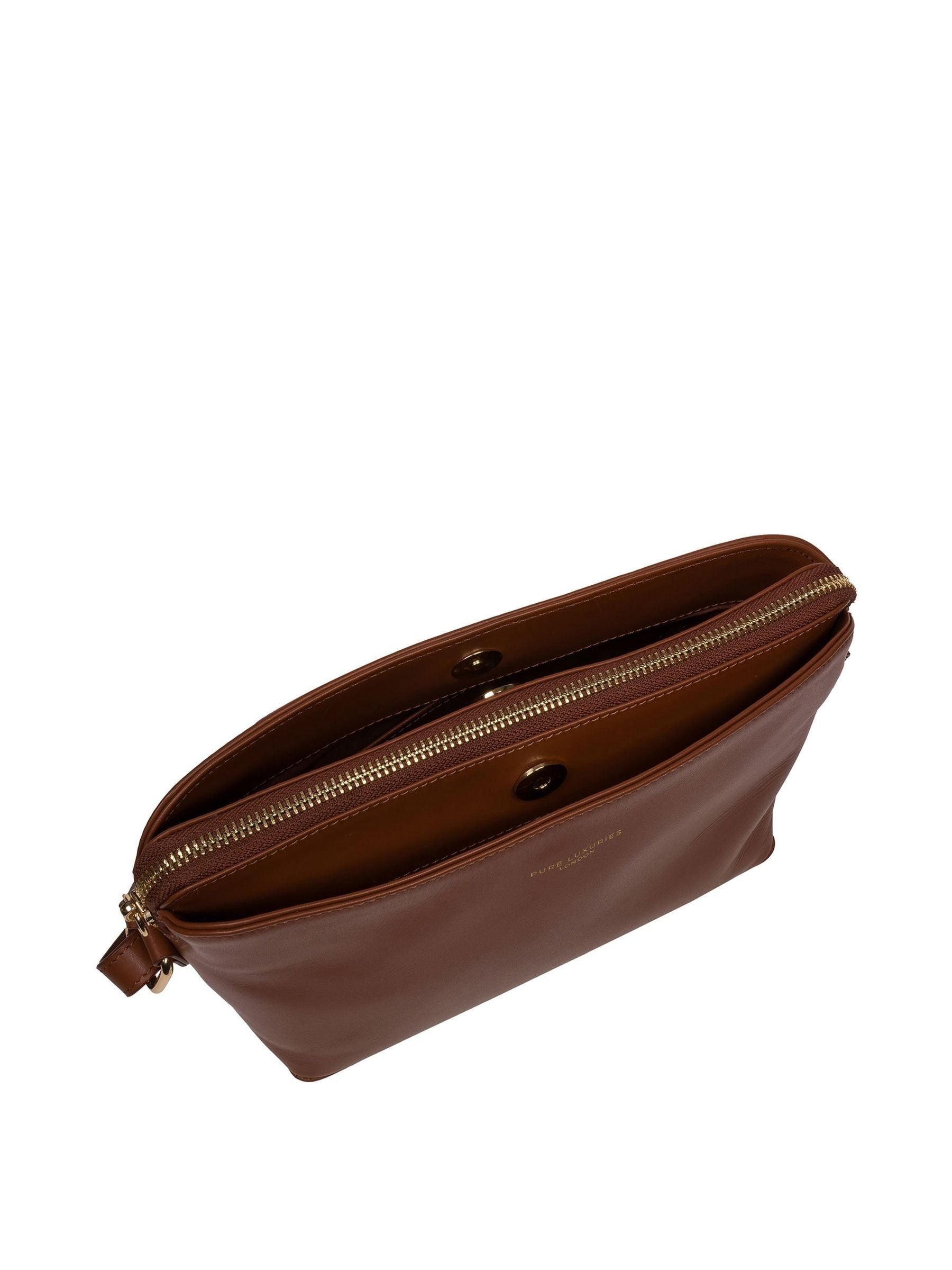 Pure Luxuries brown Natalie cross-body bag, UK version