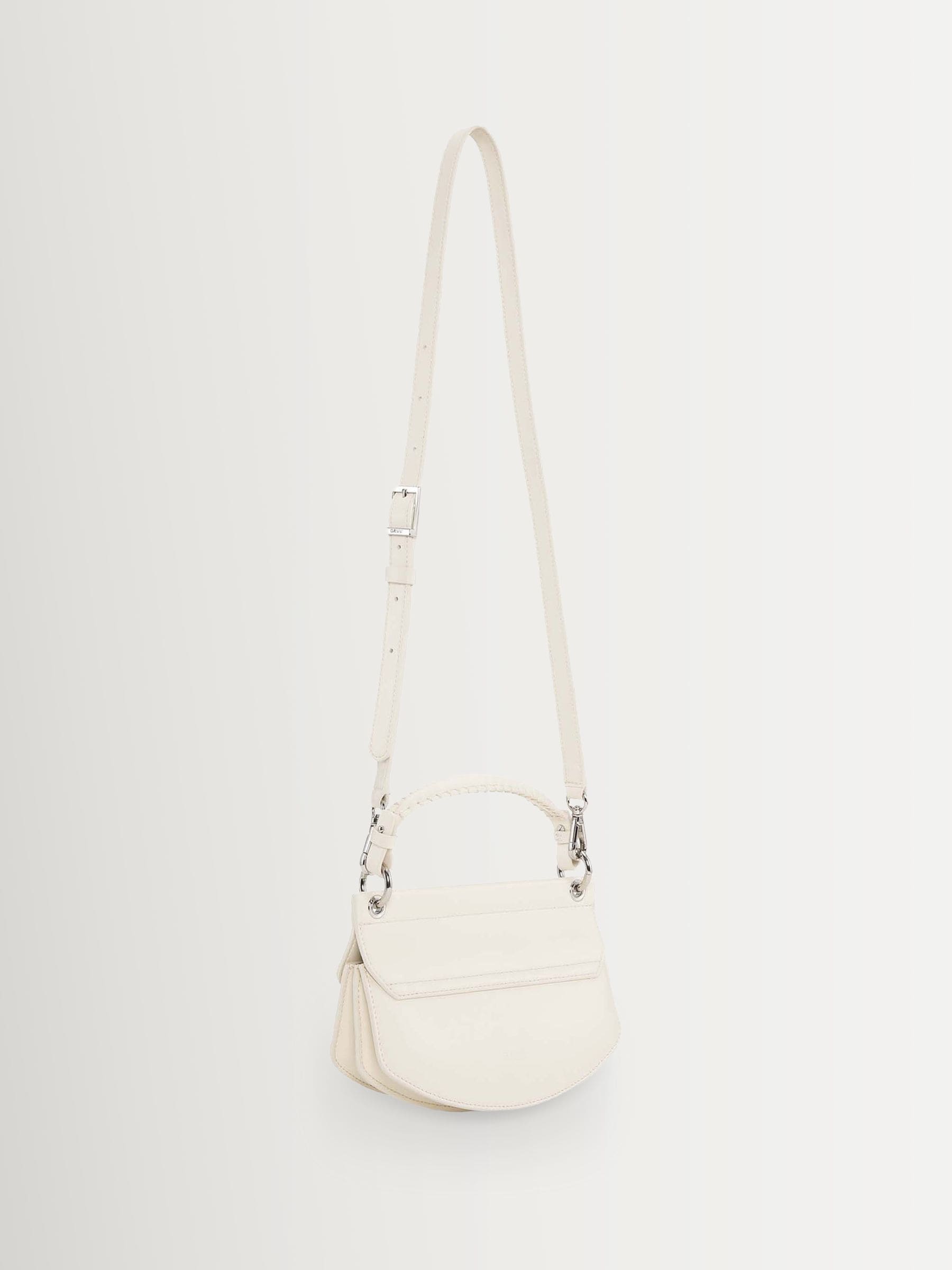 GANNI white Apo-G Mini Top Handle handbag, UK version