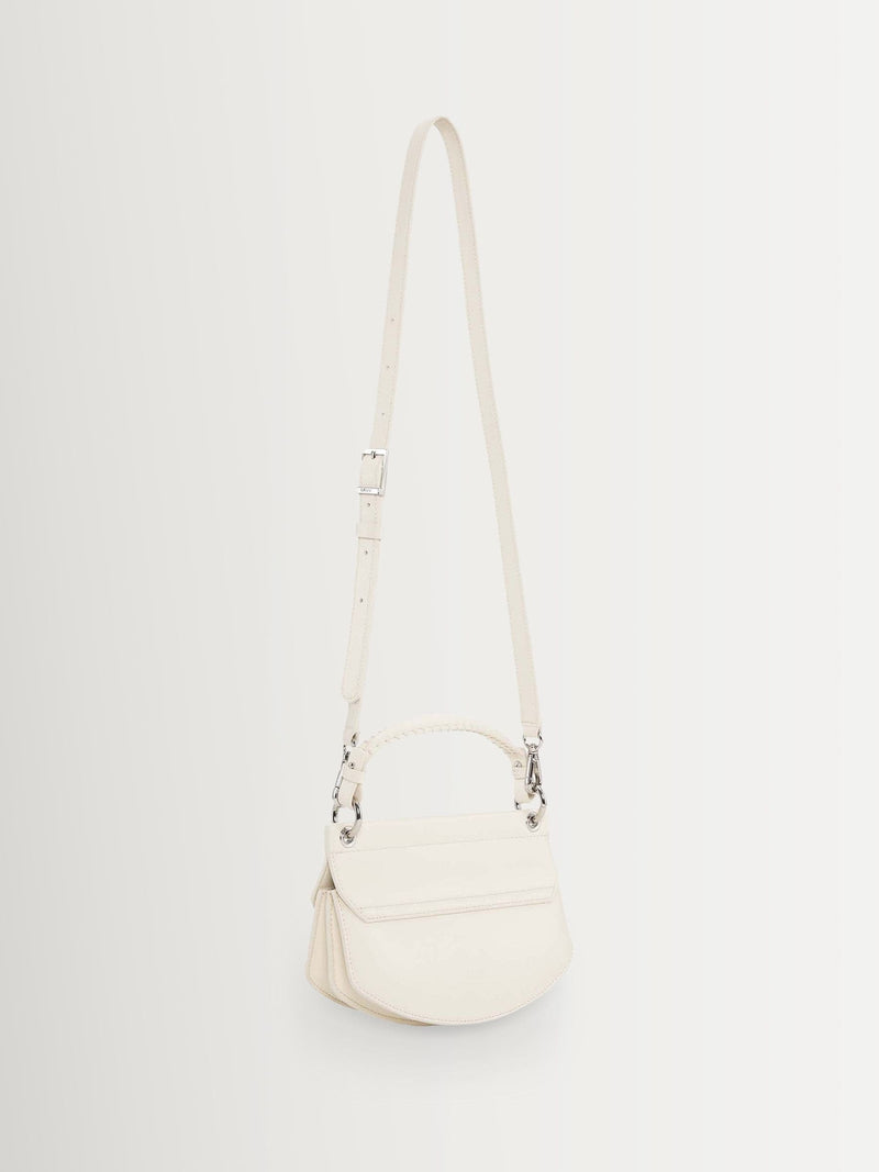 GANNI white Apo-G Mini Top Handle handbag, UK version