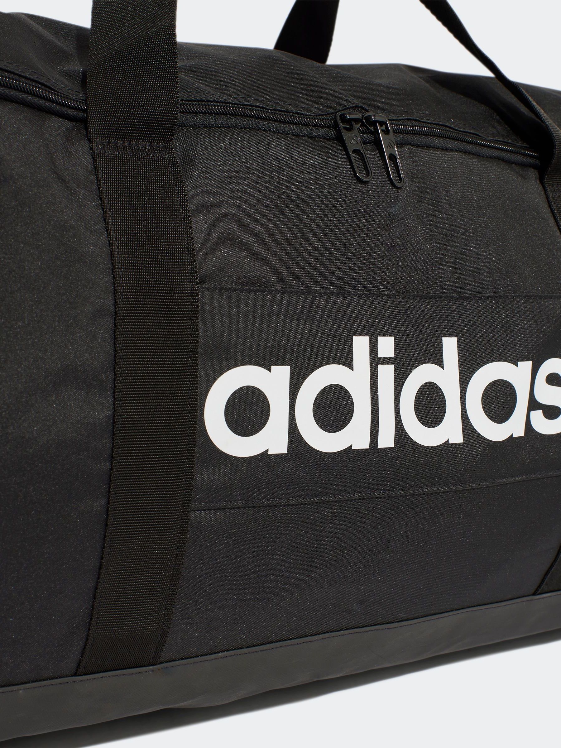 adidas Black Large Linear duffel bag 65.5L - British product