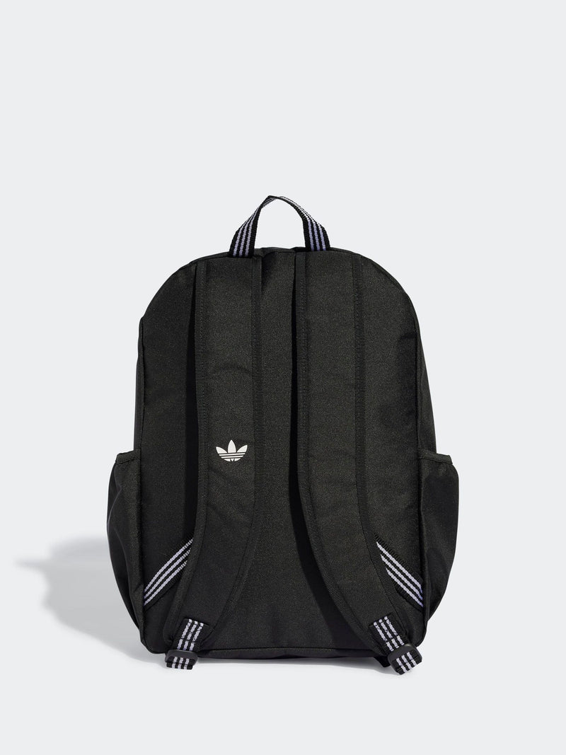 adidas Originals black backpack with pencil case (British brand)