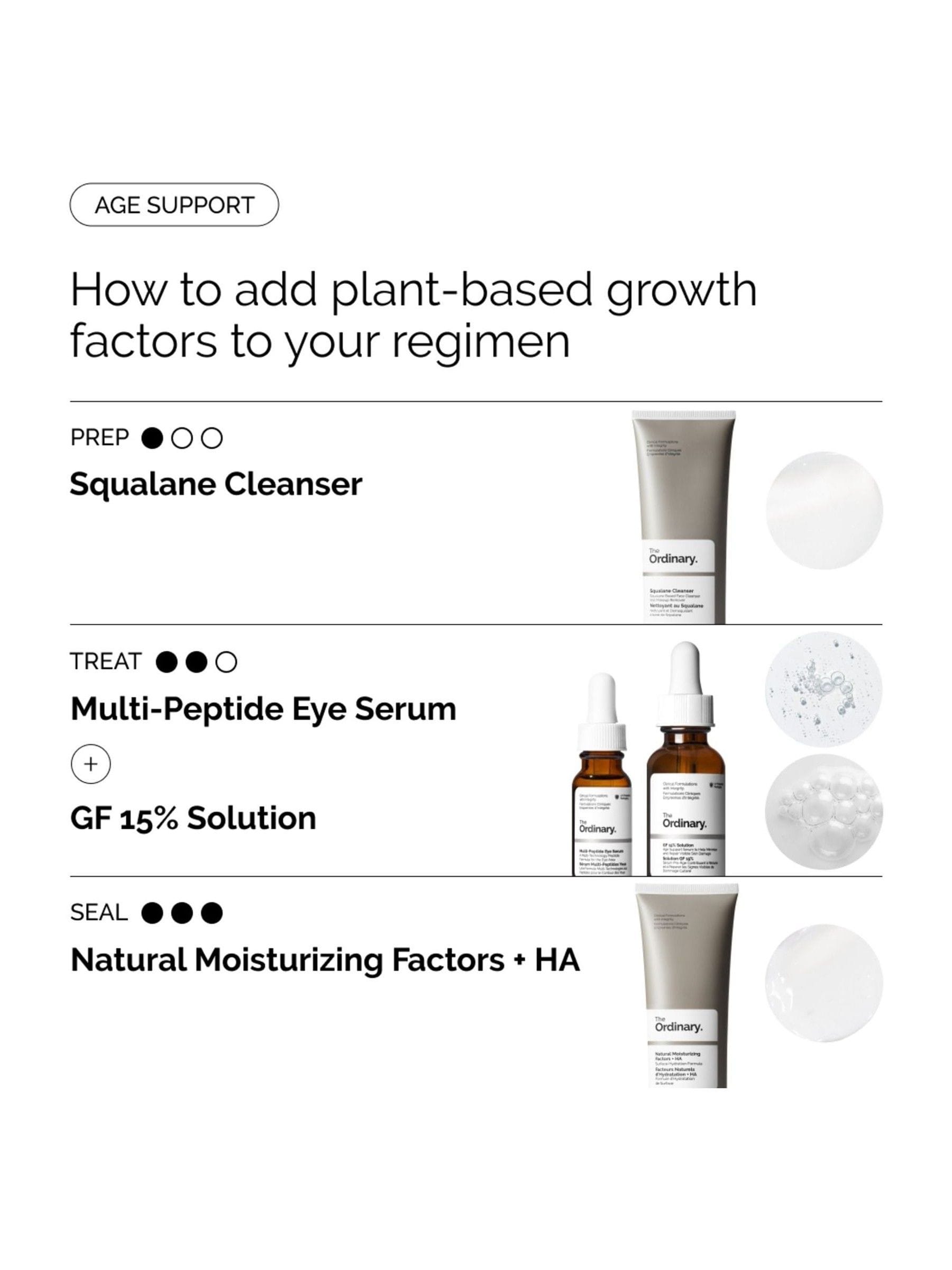 The Ordinary GF15% anti-aging face serum (British brand)