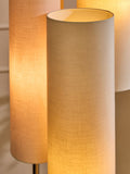 Rico 3-light floor lamp champagne gold (British brand)
