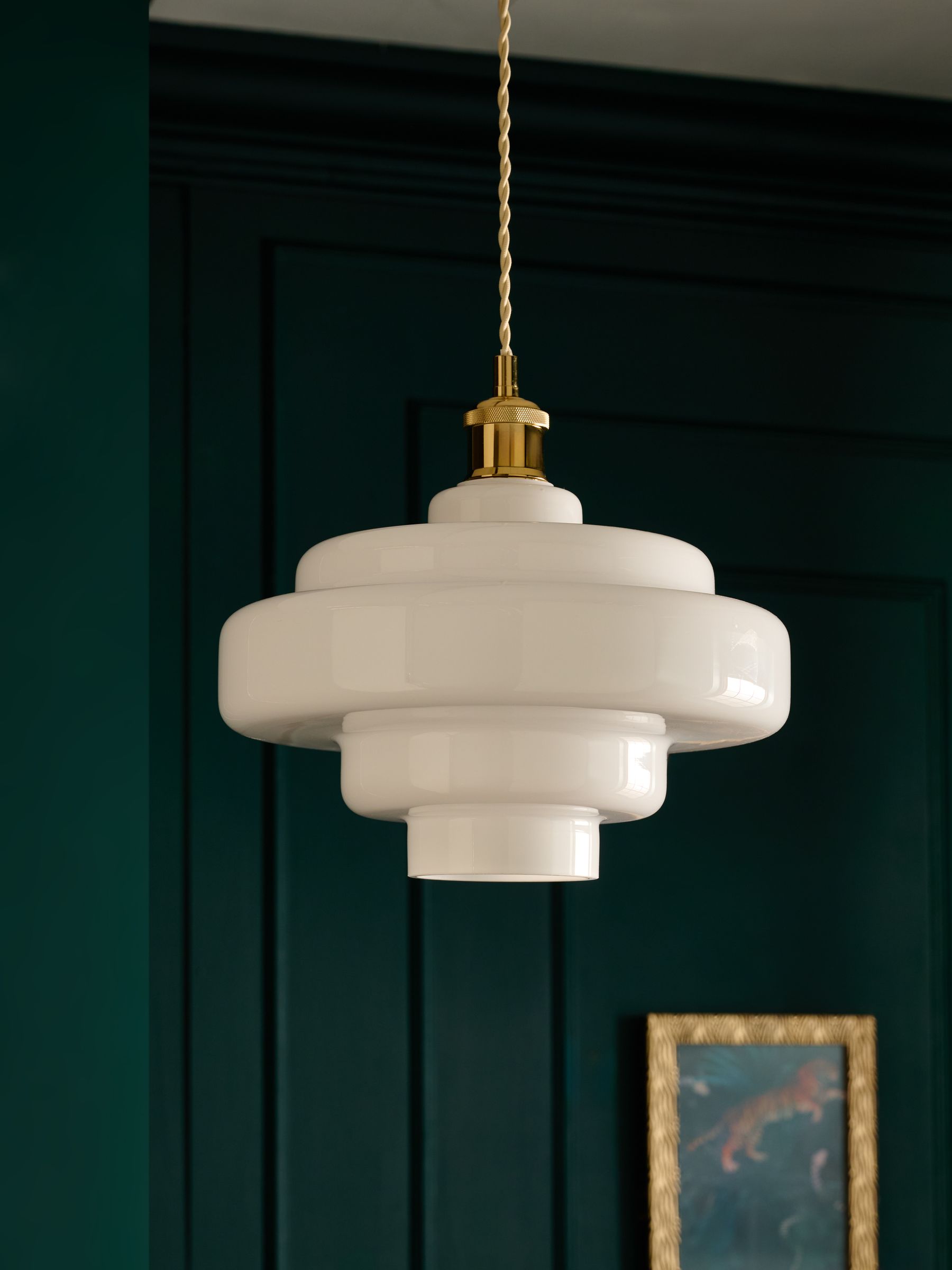 Next white ceiling light shade, imported from the UK
