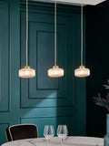 Brass Lexington pendant ceiling light, imported from the UK