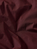 Burgundy red cotton rich deep fitted bed sheet - British product