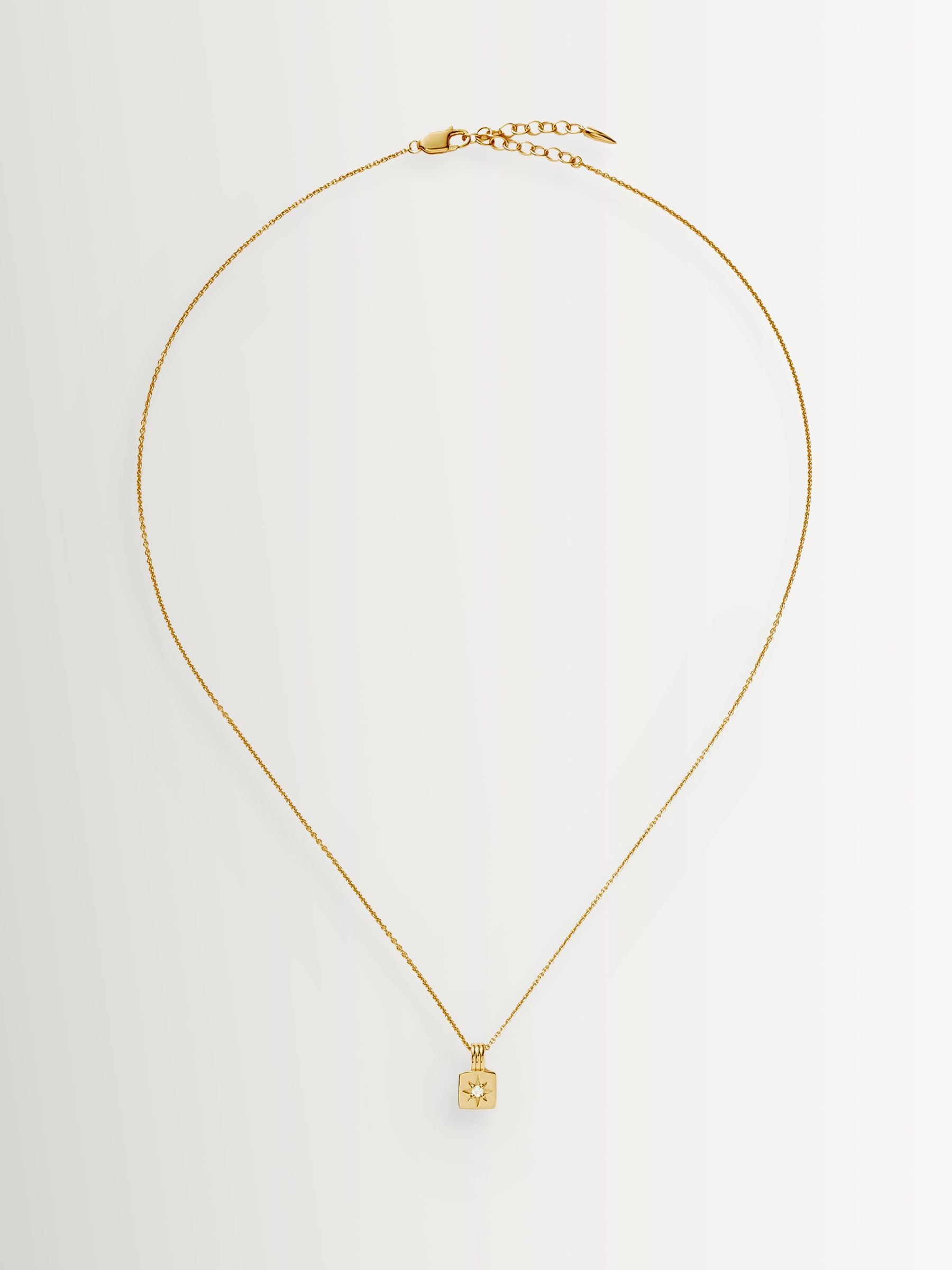 Missoma star ridge pendant necklace (British brand)