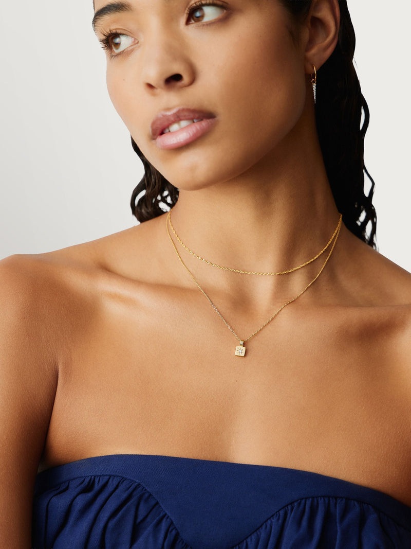 Missoma star ridge pendant necklace (British brand)