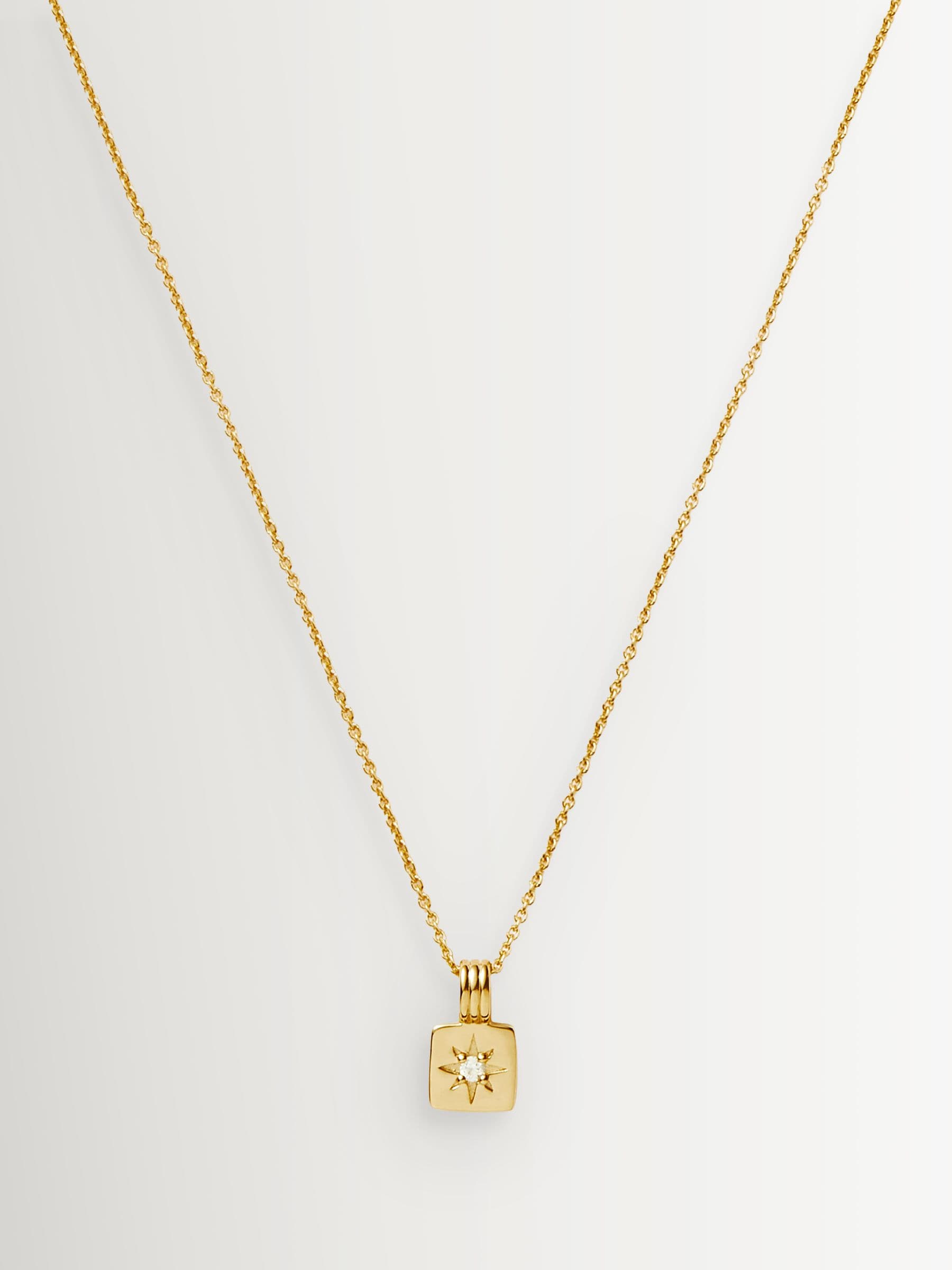 Missoma star ridge pendant necklace (British brand)