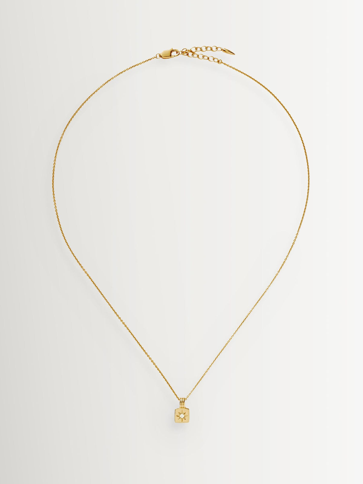 Missoma star ridge pendant necklace (British brand)