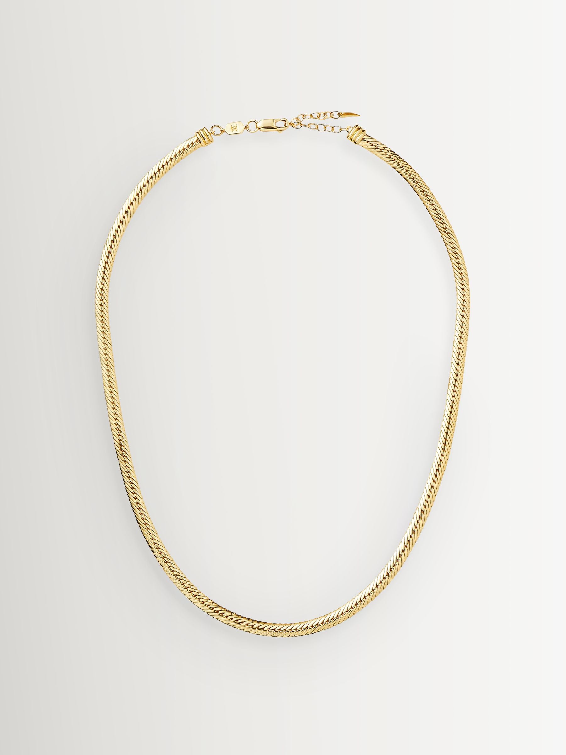 Missoma gold tone camail chain necklace - British product