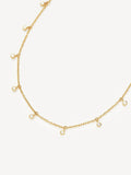 Missoma gold choker necklace Interstellar drop, imported from the UK
