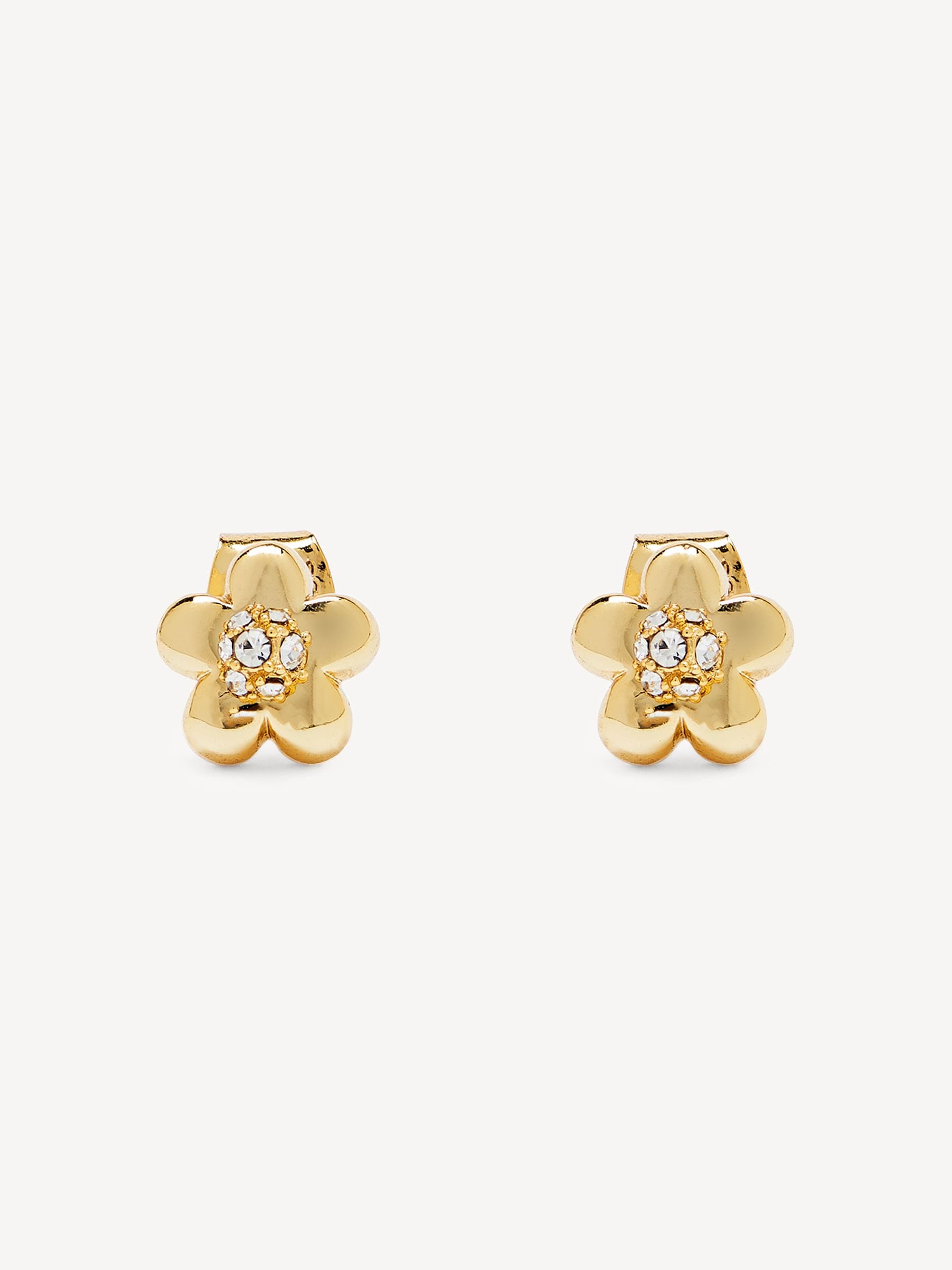 Marc Jacobs gold tone daisy micro earrings, UK version