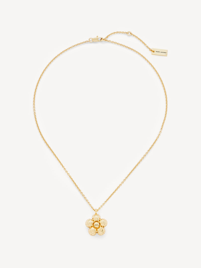 Marc Jacobs gold tone daisy balloon necklace imported from the UK