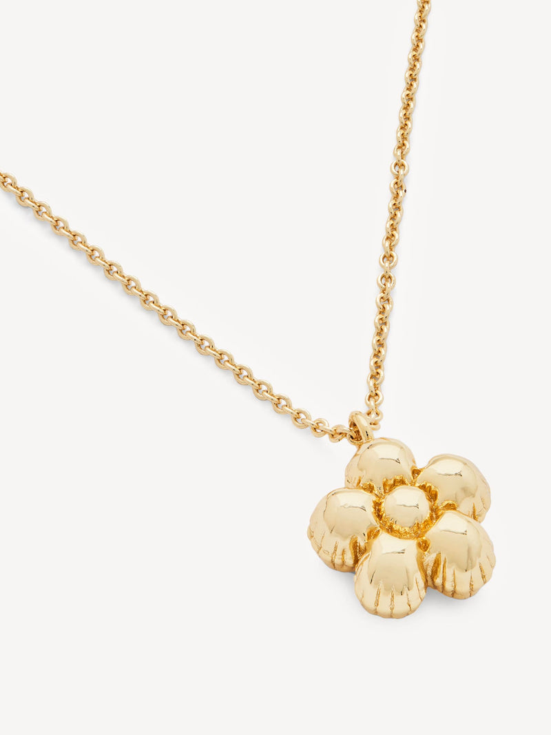 Marc Jacobs gold tone daisy balloon necklace imported from the UK
