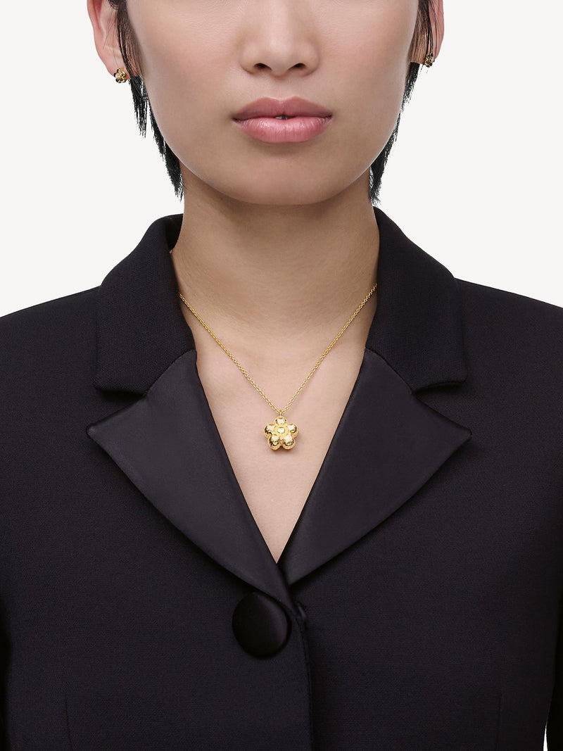 Marc Jacobs gold tone daisy balloon necklace imported from the UK