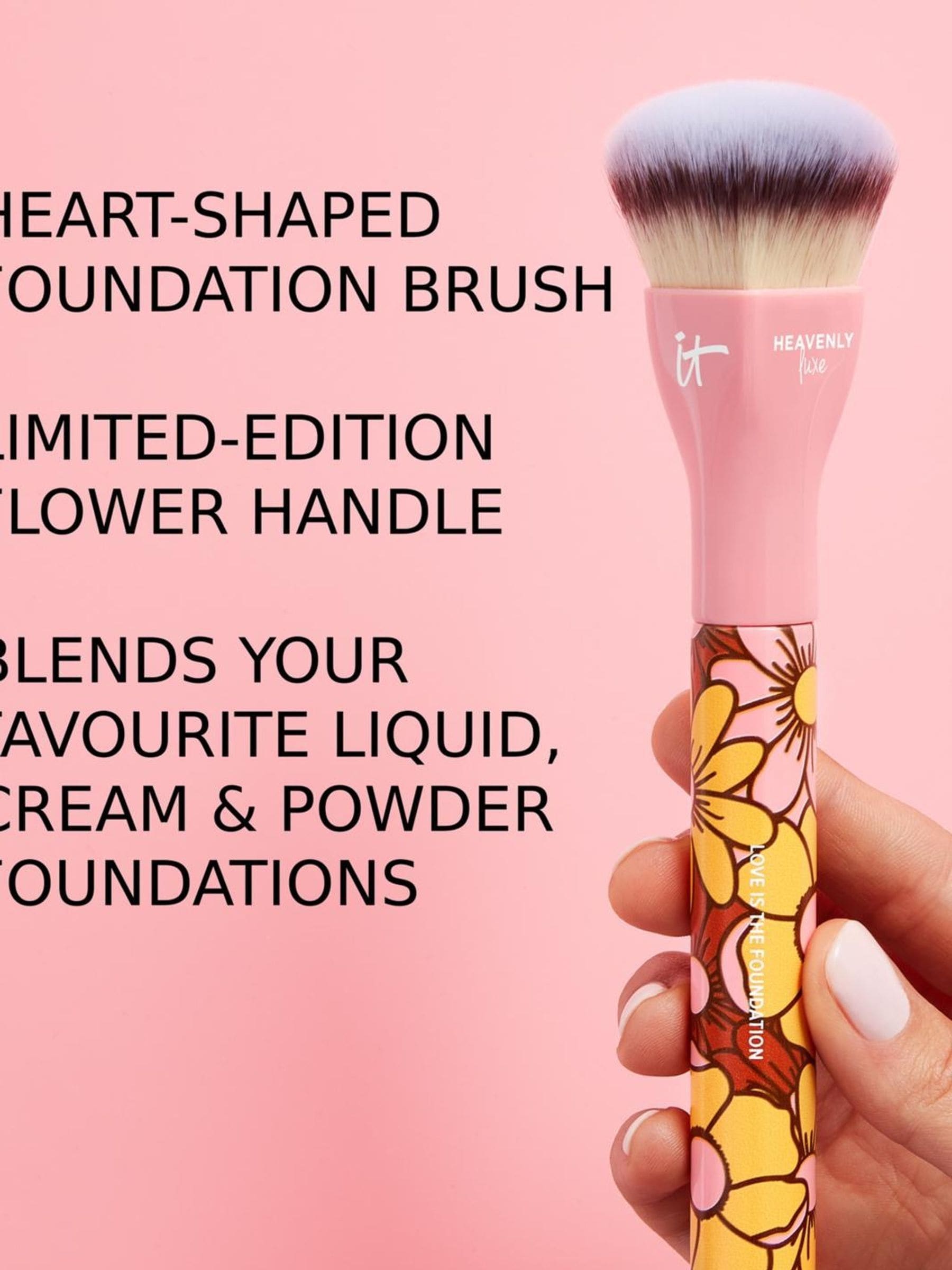 IT Cosmetics limited-edition heart-shaped foundation brush, UK version