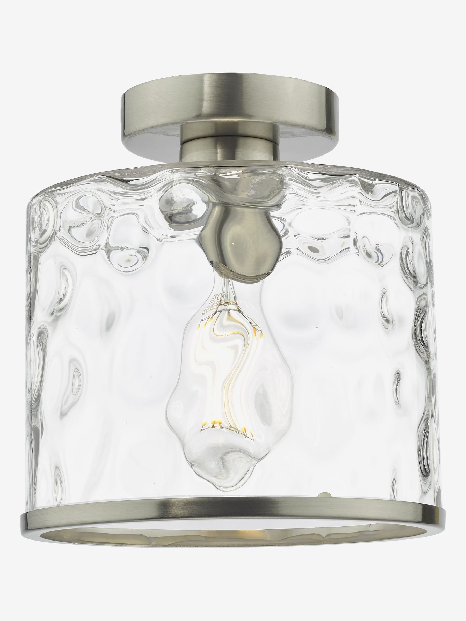 Dar Lighting Olsen semi-flush ceiling light 22cm, imported from the UK