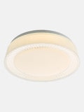 Dar Lighting White Udell flush ceiling light 29cm (British brand)