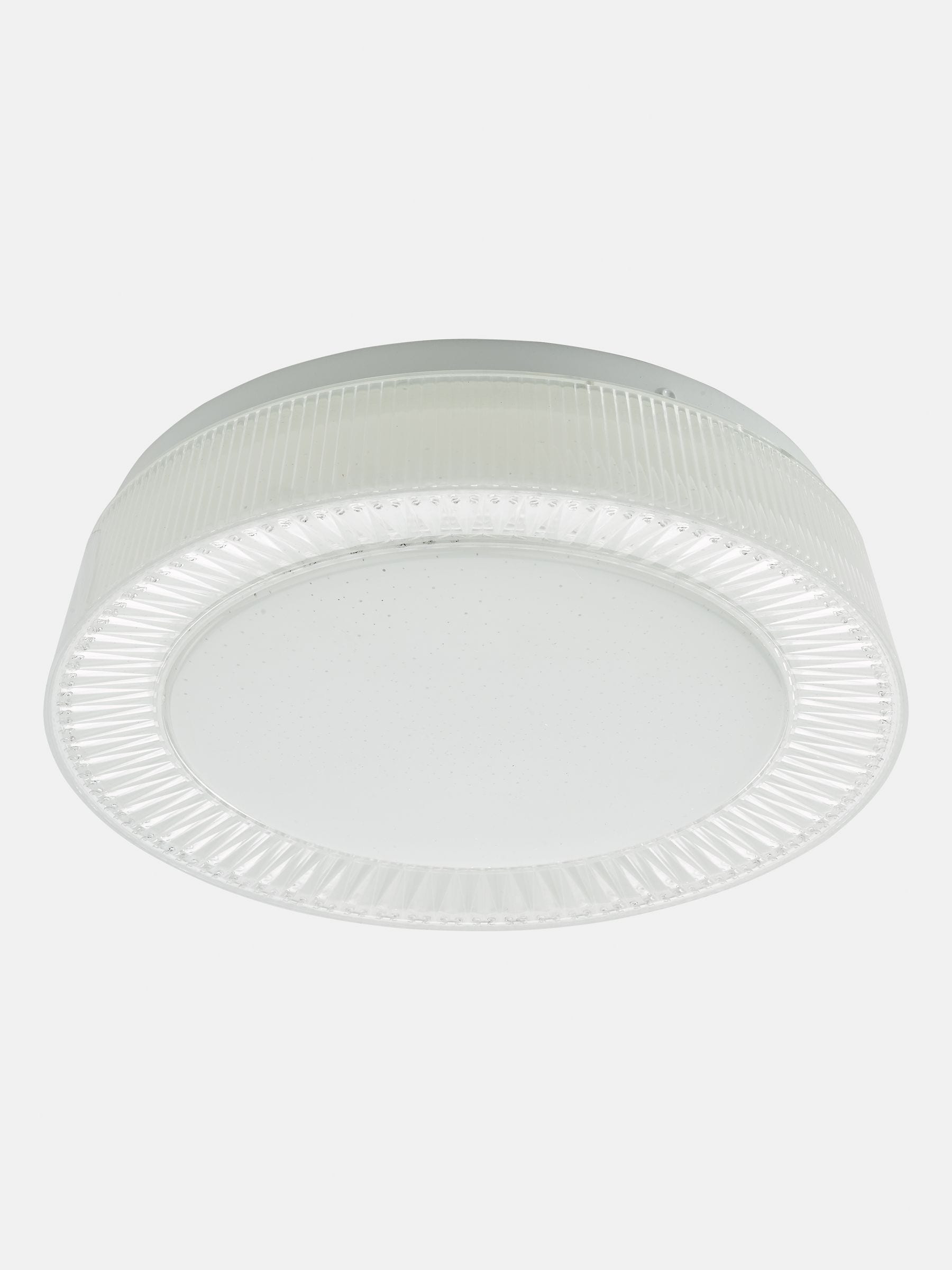 Dar Lighting White Udell flush ceiling light 29cm (British brand)