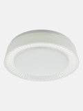 Dar Lighting White Udell flush ceiling light 29cm (British brand)
