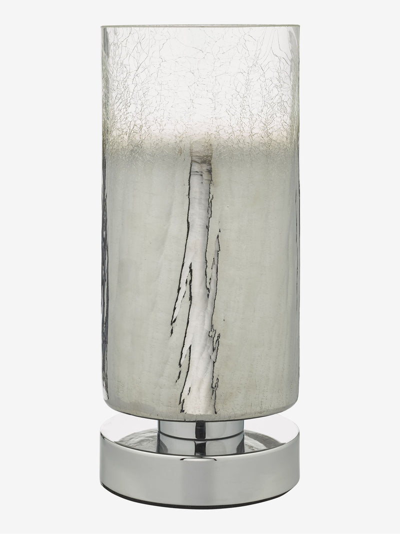 Dar Lighting Deena crackle glass touch lamp - British product