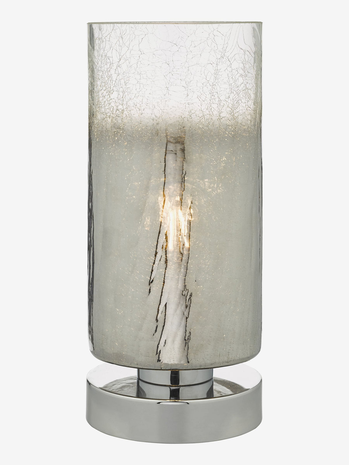 Dar Lighting Deena crackle glass touch lamp - British product