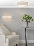 Dar Lighting Nysa flush ceiling light 40cm - British product
