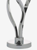Dar Lighting Jive table lamp polished chrome opal (British brand)