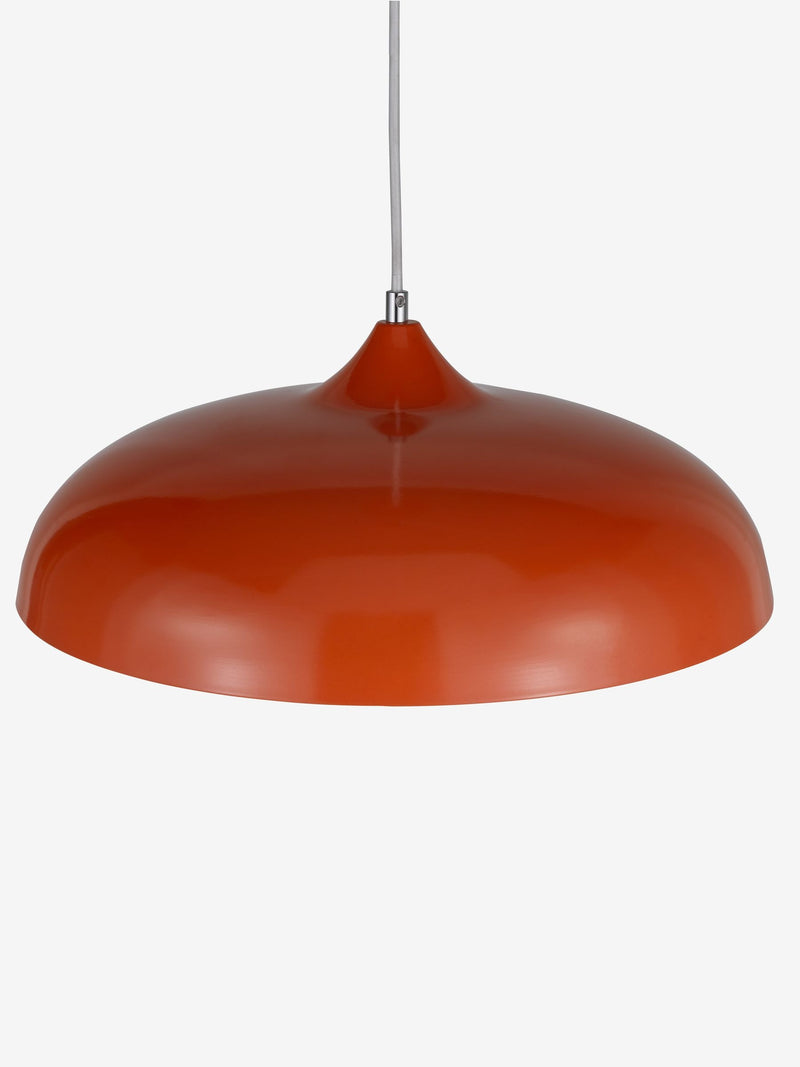 Dar Lighting orange Kaelan pendant ceiling light, UK version