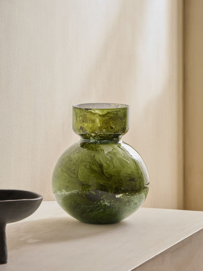 Vase abstrait vert French Connection