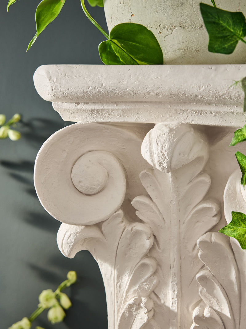 Laurence Llewelyn-Bowen Ivory Column Scroll Shelf, UK version