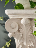 Laurence Llewelyn-Bowen Ivory Column Scroll Shelf, UK version
