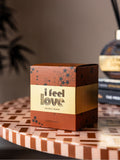 Rockett St George Cedarwood Frankincense I Feel Love candle - British product