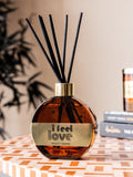 Rockett St George cedarwood and frankincense reed diffuser, imported from the UK