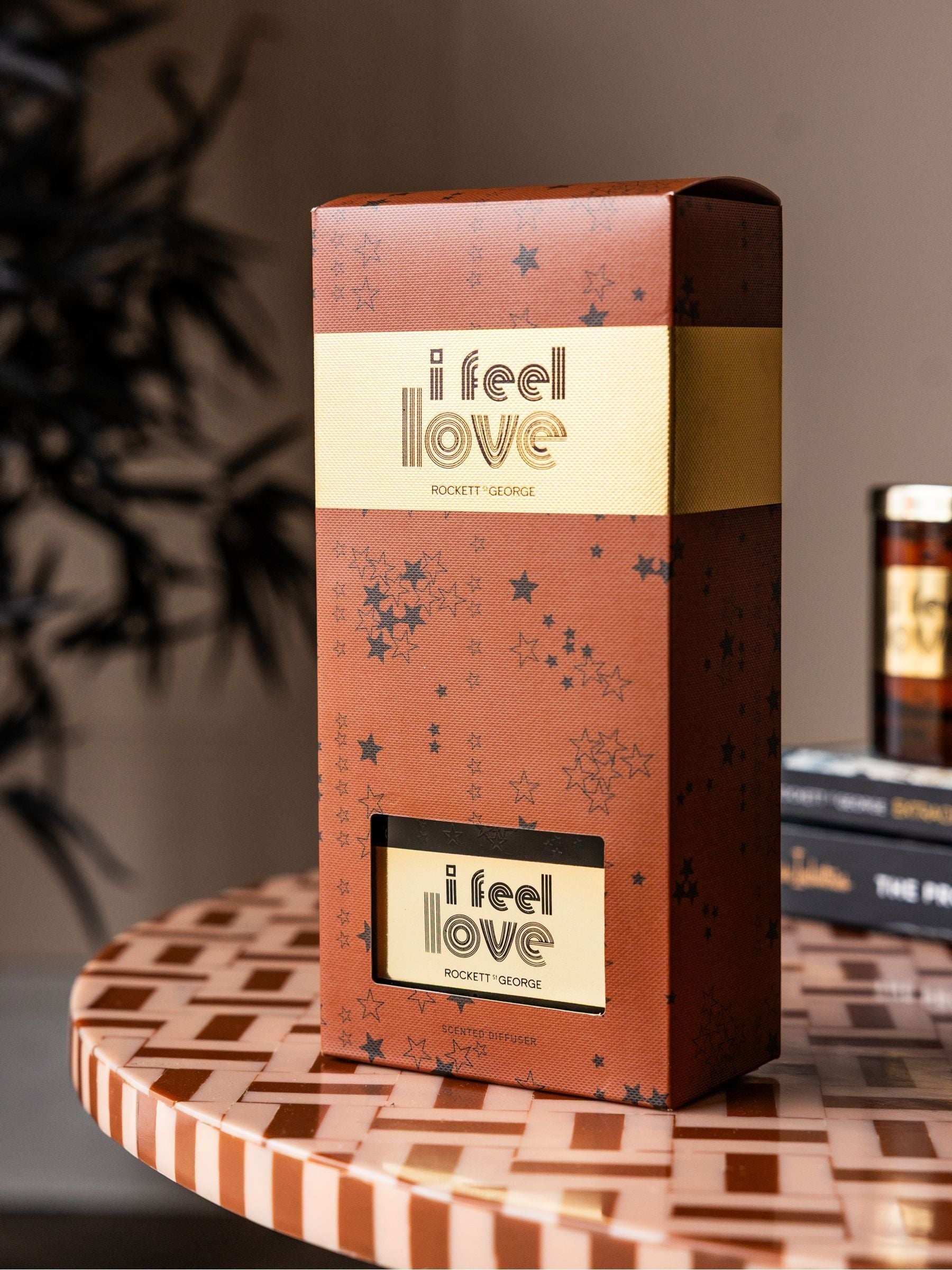 Rockett St George cedarwood and frankincense reed diffuser, imported from the UK