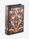 Rockett St George brown art deco book vase 20cm, imported from the UK