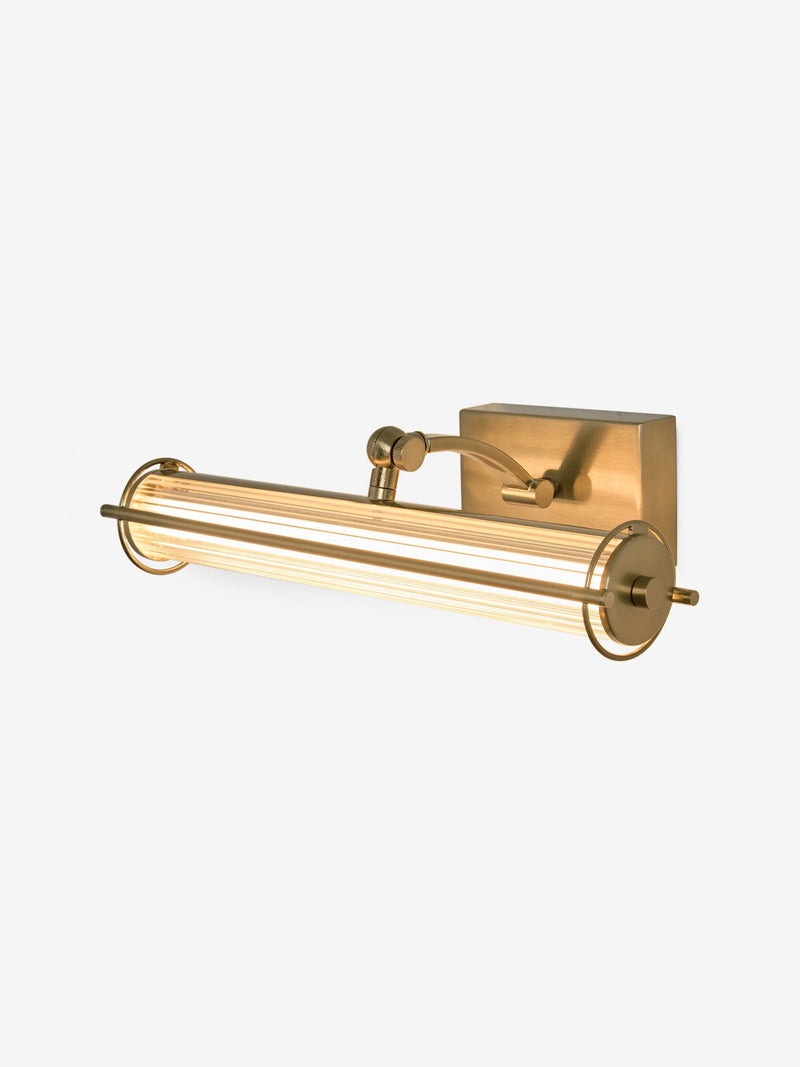 Brass Hertford rechargeable picture wall light, imported from the UK