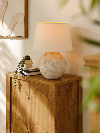 Next Grey Avebury Rechargeable Table Lamp- Buy online at McGrocer