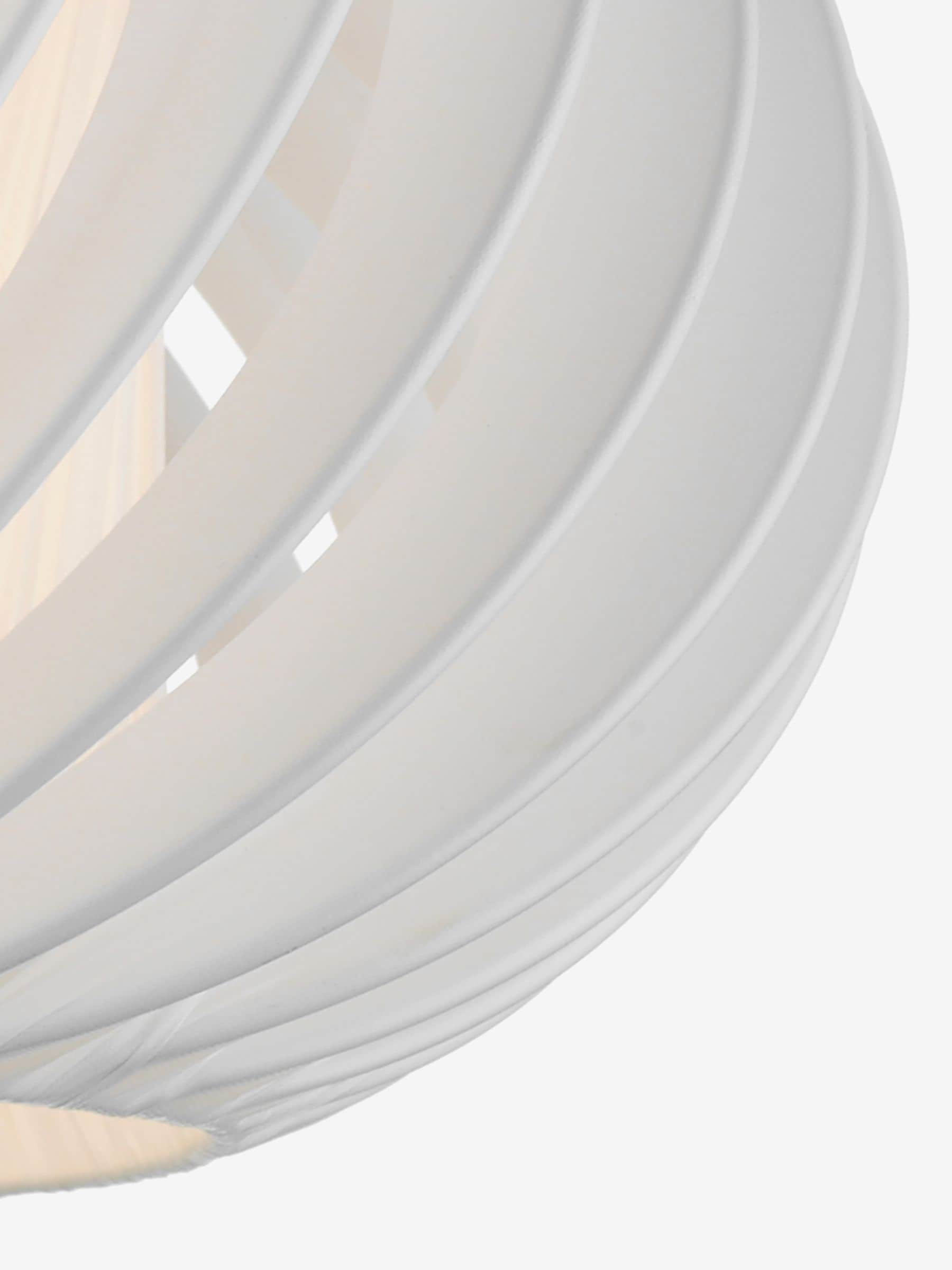 Dar Lighting Easy Fit pendant light white 30cm (British brand)