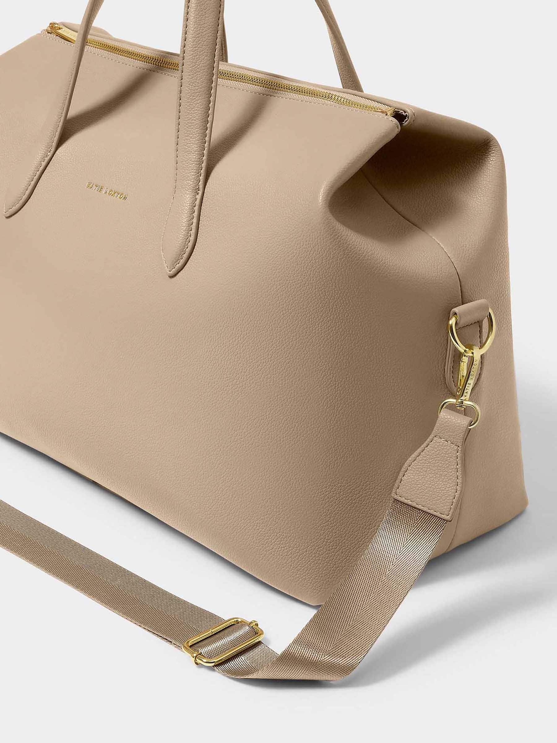 Katie Loxton taupe Milan cabin bag (British brand)